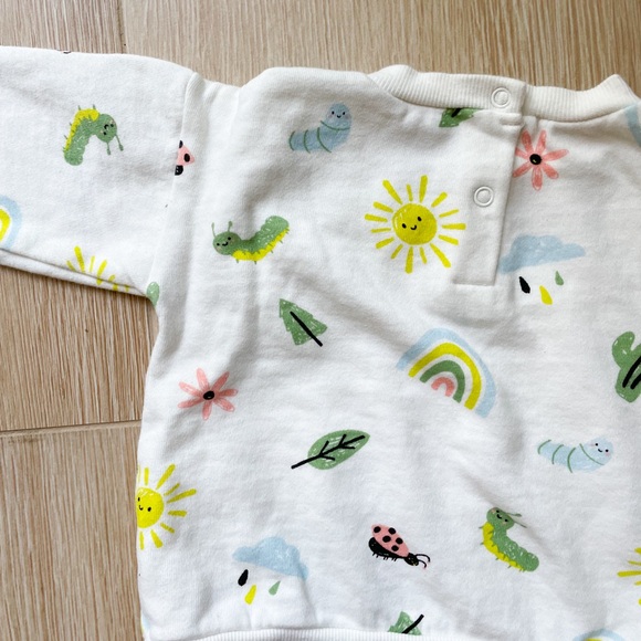 Indigobaby Nature print sweatshirt, 12-18m - Picture 3 of 4